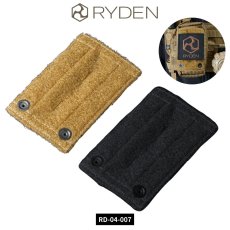 画像1: RYDEN ライデン 鎧布 GAIFU モールシステム ベルクロパネル 作業用 建築・建設用 （コヨーテ・ブラック） RD-04-007 (1)