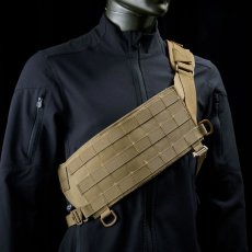 画像3: RYDEN ライデン 鎧布 GAIFU モールシステム バンダリア 胸部 たすき掛け式 作業用 建築・建設用 （コヨーテ・ブラック） RD-01-008 (3)