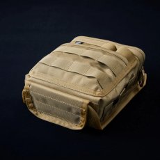 画像5: RYDEN ライデン 鎧布 GAIFU モールシステム メインツールポーチ 腰袋 2段 作業用 建築・建設用 （コヨーテ・ブラック） RD-02-001 (5)