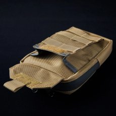 画像5: RYDEN ライデン 鎧布 GAIFU モールシステム ユーティリティポーチ ラージ 作業用 建築・建設用 （コヨーテ・ブラック） RD-02-011 (5)