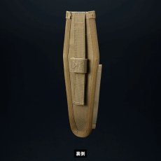 画像3: RYDEN ライデン 鎧布 GAIFU モールシステム ツールホルダー ダブル 作業用 建築・建設用 （コヨーテ・ブラック） RD-03-004 (3)