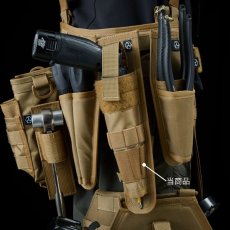 画像4: RYDEN ライデン 鎧布 GAIFU モールシステム ペン型ドライバーホルダー 作業用 建築・建設用 （コヨーテ・ブラック） RD-03-006 (4)