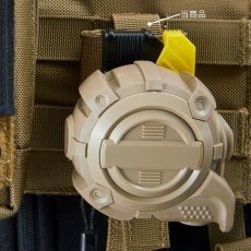 画像6: RYDEN ライデン 鎧布 GAIFU モールシステム W50mmベルトアダプター 作業用 建築・建設用 （コヨーテ・ブラック） RD-04-004 (6)