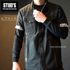 画像15: STUD'S スタッズ ハイブリッドワークシャツ S2813 (15)