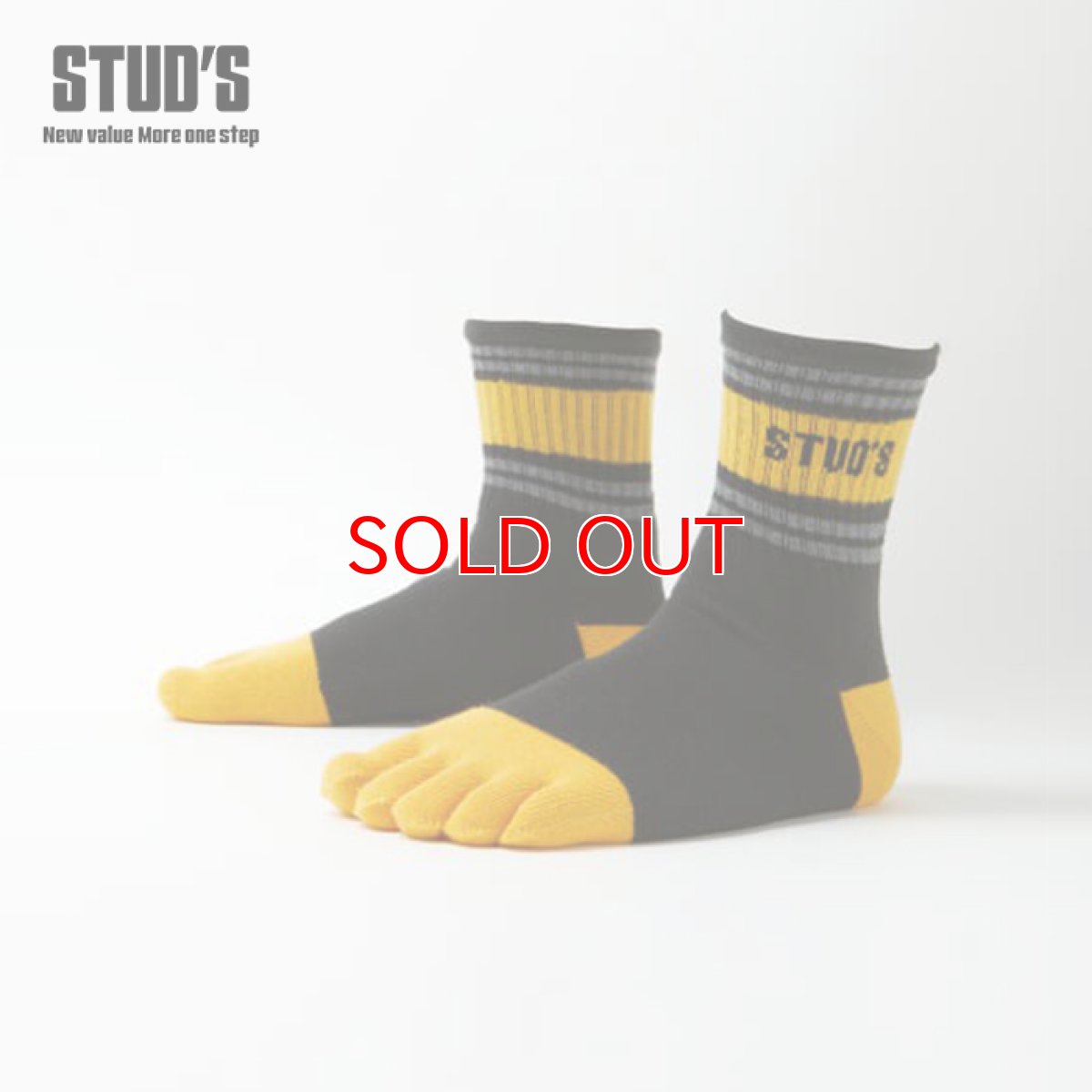 画像3: STUD'S スタッズ 5本指STUD'S 靴下 ショートソックス S3599-3［１足入り］ (3)