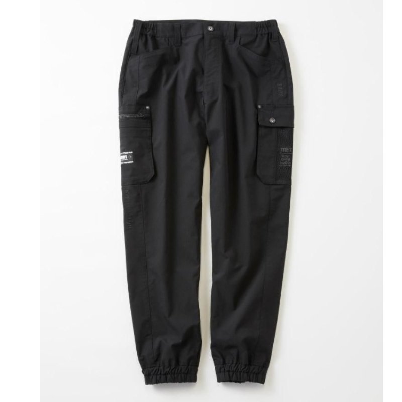 タグ付！ストレッチナイロンパンツ　ブラック　M スタッズ STUD'S CORDURA(R) NYCO ストレッチジョガーパンツ S4217
