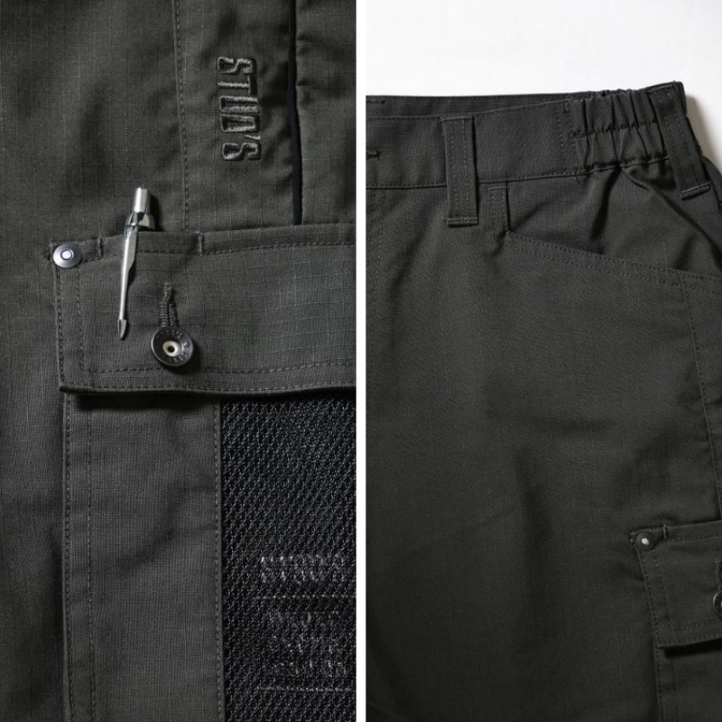 日本未発売モデル！新品未使用品！マルボン★黒　XL相当◎ナイロンジョガーパンツ★ スタッズ STUD'S CORDURA(R) NYCO ストレッチジョガーパンツ S4217