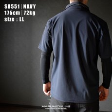 画像5: STUD'S スタッズ ハイストレッチ冷感半袖ポロシャツ S8551 (5)