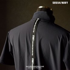 画像7: STUD'S スタッズ ハイストレッチ冷感半袖Vネックポロシャツ S8554 (7)