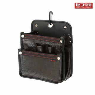 きっき　GI×2 タジマ クロコ セフ着脱式腰袋 G 2段中 ツインフック SFKBG-2M2H