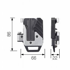 画像5: タジマ セフ後付ホルダーメタル 縦ベルト用 SF-MTHLD (5)