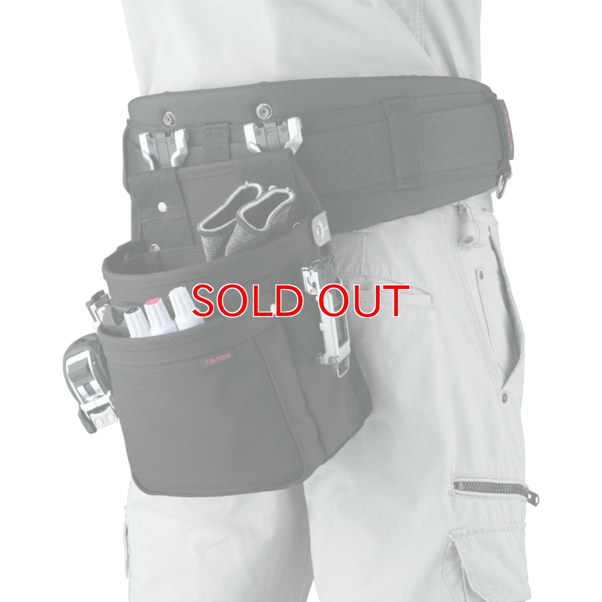 画像4: tajimaタジマ SFKBNC-2M2H セフツイン 腰袋 ナイロン コーデュラ 腰袋2段中 セフ別売り (4)