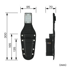 画像4: tajimaタジマ SFKSNC-P2 セフ工具差し ナイロン コーデュラ 2本差し セフ別売り (4)