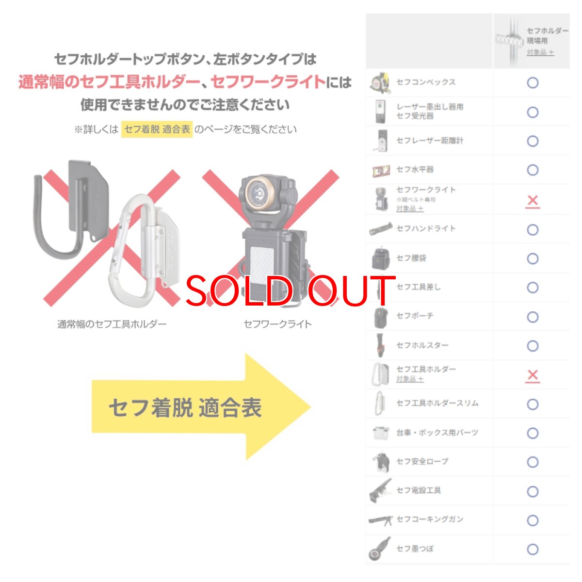 画像7: タジマ セフホルダー金属建材用 マグネット式 金属 6連 金属建材用マグネット取付けタイプ セフ置き場 SFM-MMHLD6 (7)