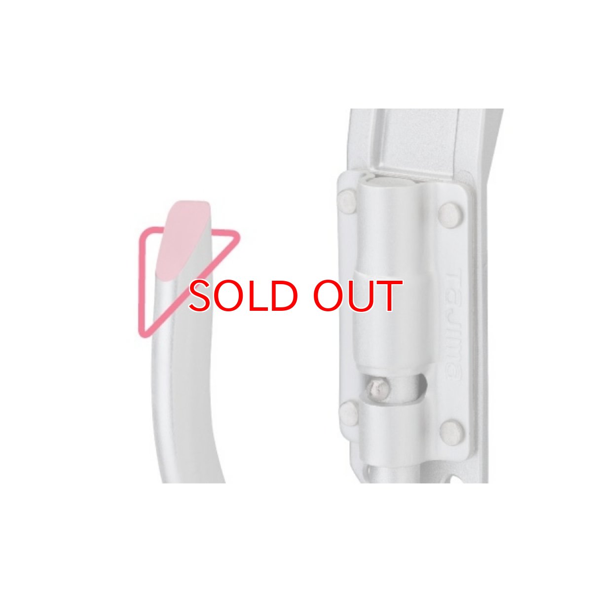 画像5: tajimaタジマ SFPSKHA-JF カスタムセフホルダー用工具ホルダーアルミ スリムJフック 折りたたみ ※下段専用 (5)