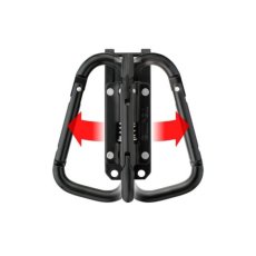 画像3: tajimaタジマ SFPSKHI-CSFカスタムセフホルダー用工具ホルダースチール スリムカラビナ小 折りたたみ ※下段専用 (3)