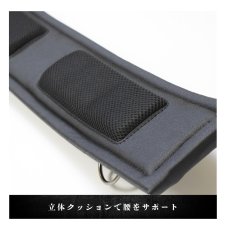 画像6: SHOX 腰道具 サポートベルト サポーター 胴当 腰当 メッシュ付き クッション 藤原産業 (腰袋や工具差しの装着に) SHX-19 (6)
