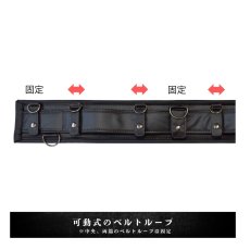 画像7: SHOX 腰道具 サポートベルト サポーター 胴当 腰当 メッシュ付き クッション 藤原産業 (腰袋や工具差しの装着に) SHX-19 (7)