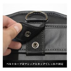 画像5: SHOX 腰道具 サポートベルト サポーター 胴当 腰当 EVAプレス成型 クッション 藤原産業 (腰袋や工具差しの装着に) SHX-20 (5)