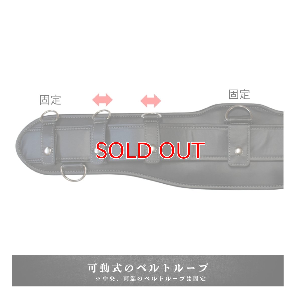 画像7: SHOX 牛本革 腰道具 サポートベルト サポーター 胴当 腰当 EVAプレス成型 クッション 藤原産業 (腰袋や工具差しの装着に) SHX-20 (7)