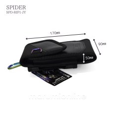 画像4: ツールポーチ スマホポーチ 携帯 収納 カラビナ フルハーネス対応 スパイダー SK11 藤原産業 SPD-RIP1-JY (4)
