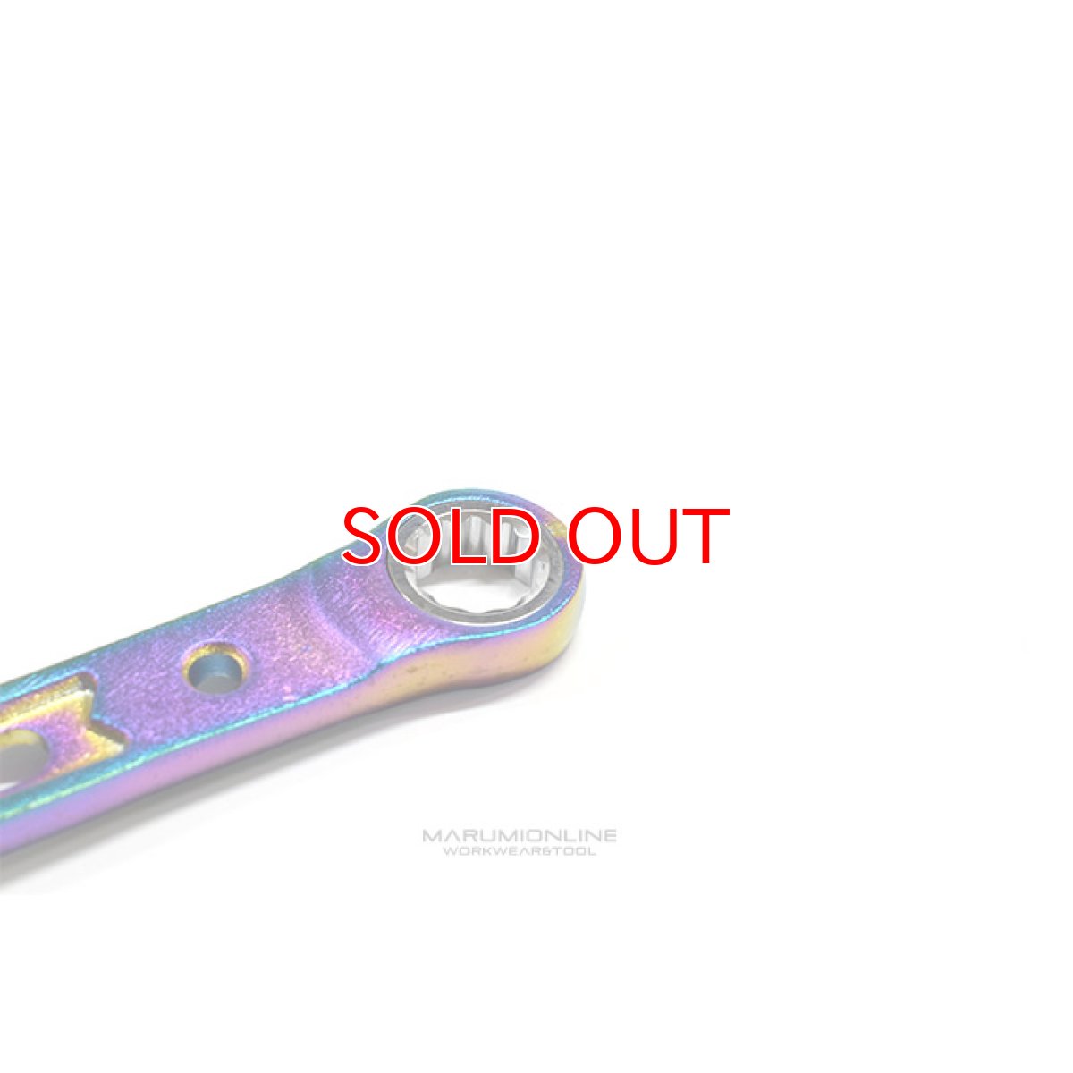 画像2: SK11 藤原産業 虹色チタンコーティング ギア 17mm ワイドモンキレンチ モンキーレンチ レインボー 36mm SPD-36GMP (2)