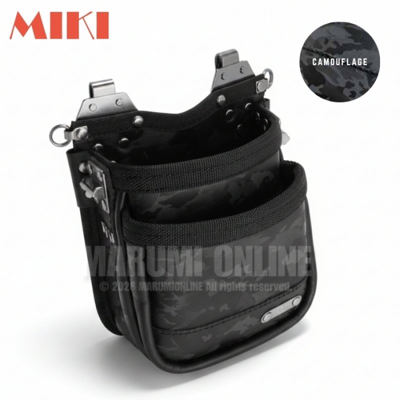 5月19日発売予約商品】MIKI 三貴 ミキ 2段 腰袋 工具差し ツール