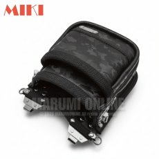 画像2: 【5月19日発売予約商品】MIKI 三貴 ミキ 2段 腰袋 工具差し ツールホルダー プロ用 牛革 本革 【カモフラージュ・牛表皮革・ダイレクトタイプ】SPH-CM-2-D (2)