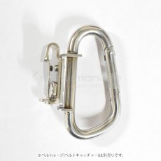画像5: MIKI 三貴 ミキ 小カラビナ Φ8×約80L ステンレス製 工具ホルダー 腰道具 (5)