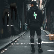 画像4: ネオテライズ スウェットパンツ 起毛ワッペン ストレッチ ズボン ボトムス メンズ レディース ユニセックス SSL-002 (4)