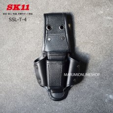 画像1: SK11 藤原産業 工具差し レザー調 ツールケース 4丁差し 【SSL-T-4】 (1)