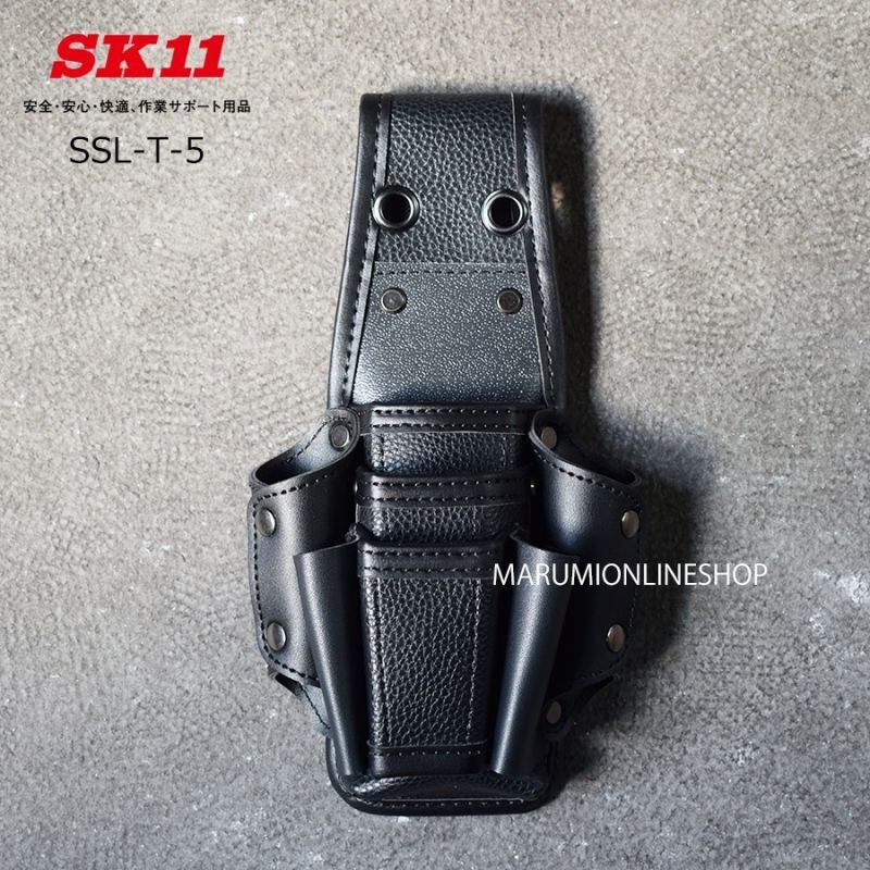 SK11 藤原産業 工具差し レザー調 ツールケース 7丁差し 【SSL-T