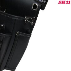 画像3: SK11(藤原産業) 腰袋３段Ｌ SWZ-12 各種道工具類の収納 (3)