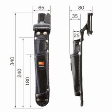 画像5: タジマ セフ着脱式工具差し 2本差しドライバー用 SFKSN-P2SD (5)