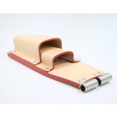 画像3: ニックス 腰道具 KNICKS TIT-201PLLDX 親子2段ペンチLLサイズホルダー ナチュラル タン チェーン式対応 チタン補強プレート入り (3)