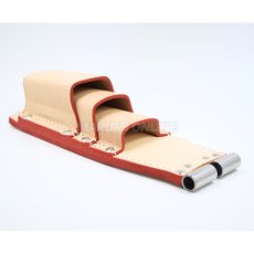 画像3: ニックス 腰道具 KNICKS TIT-303PDX 3段ペンチホルダー ナチュラル タン チェーン式対応 チタン補強プレート入り (3)