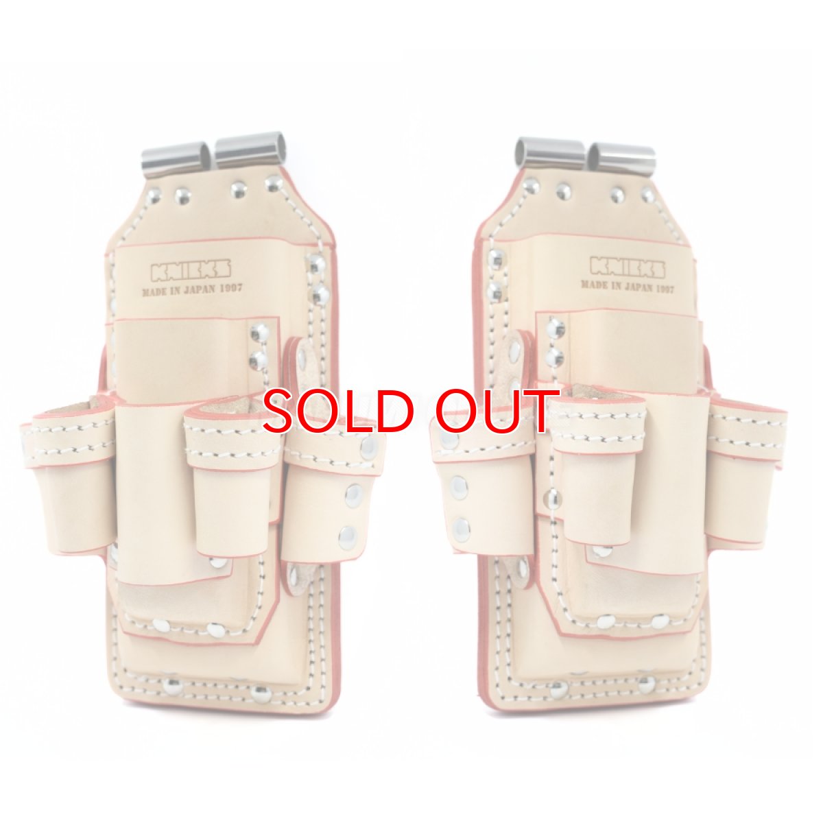 画像2: ニックス 腰道具 KNICKS TIT-602PDX 板金ホルダー ナチュラル タン チェーン式対応 チタン補強プレート入り (2)