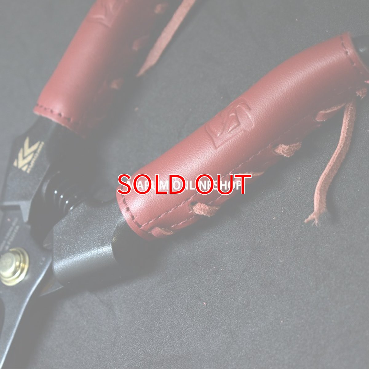 画像9: 剪定鋏用 本革グリップカバー 工具 カスタム レザー 腰道具 【3個まで送料一律250円】 (9)