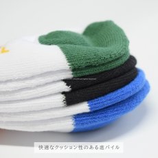画像4: ユニバーサルオーバーオール 靴下 ソックス メンズ 3足セット コットン 綿 ポリエステル パイル地 UN-201 (4)
