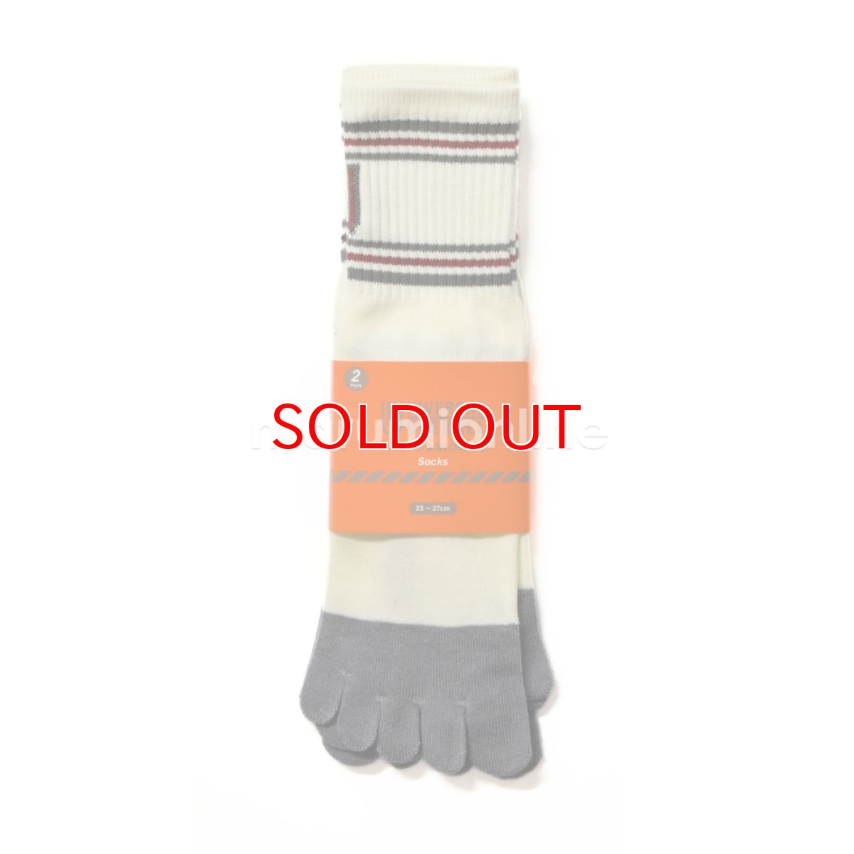 画像7: ユニバーサルオーバーオール 靴下 ソックス メンズ 2足セット コットン 綿 ポリエステル 5本指 UN-501 (7)