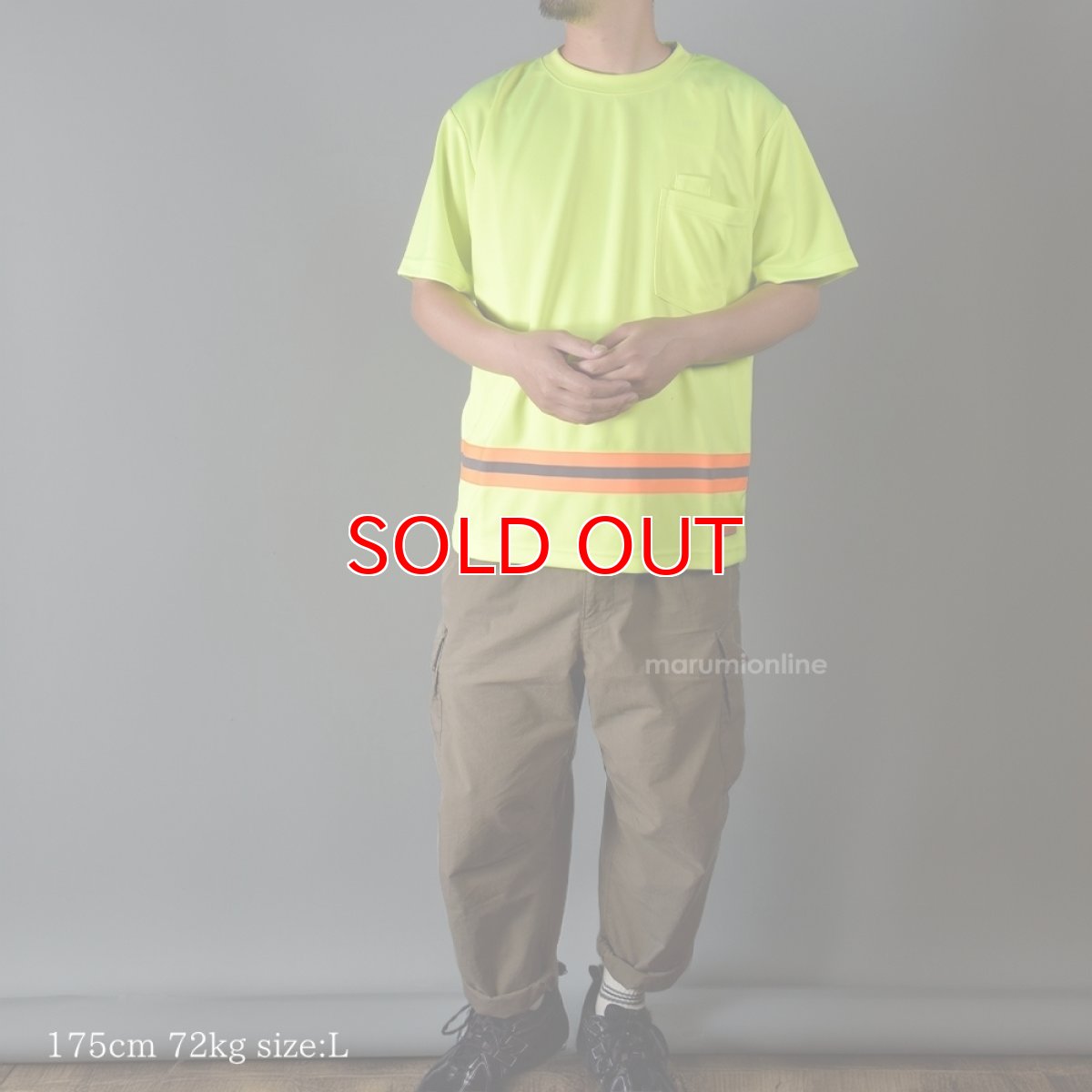 画像7: ユニバーサルオーバーオール プロフェッショナル メンズ 半袖 Tシャツ リフレクタープリント ポリエステル UNIVERSAL OVERALL UN2511222 (7)