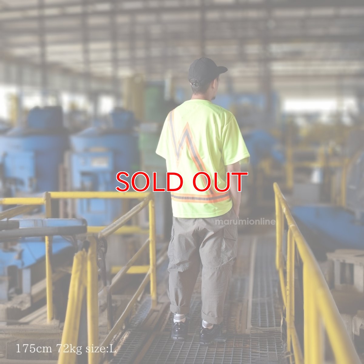 画像6: ユニバーサルオーバーオール プロフェッショナル メンズ 半袖 Tシャツ リフレクタープリント ポリエステル UNIVERSAL OVERALL UN2511222 (6)