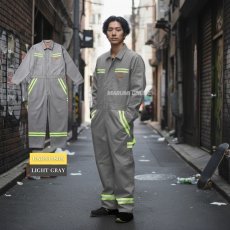 画像4: ユニバーサルオーバーオール プロフェッショナル 作業着 作業服 ハイビズ リフレクター つなぎ ツナギ オールインワン UN2511805 (4)