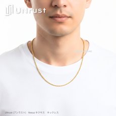 画像1: UNrust (アンラスト)   ネクサス Nexus ネックレス 53cm 磁気ループ 磁気ネックレス 医療機器認証 ネオジム永久磁石 150ミリテスラ 2個 UN-302 (1)
