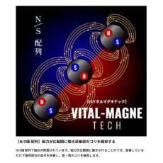 画像3: UNrust (アンラスト)   ネクサス Nexus ネックレス 53cm 磁気ループ 磁気ネックレス 医療機器認証 ネオジム永久磁石 150ミリテスラ 2個 UN-302 (3)