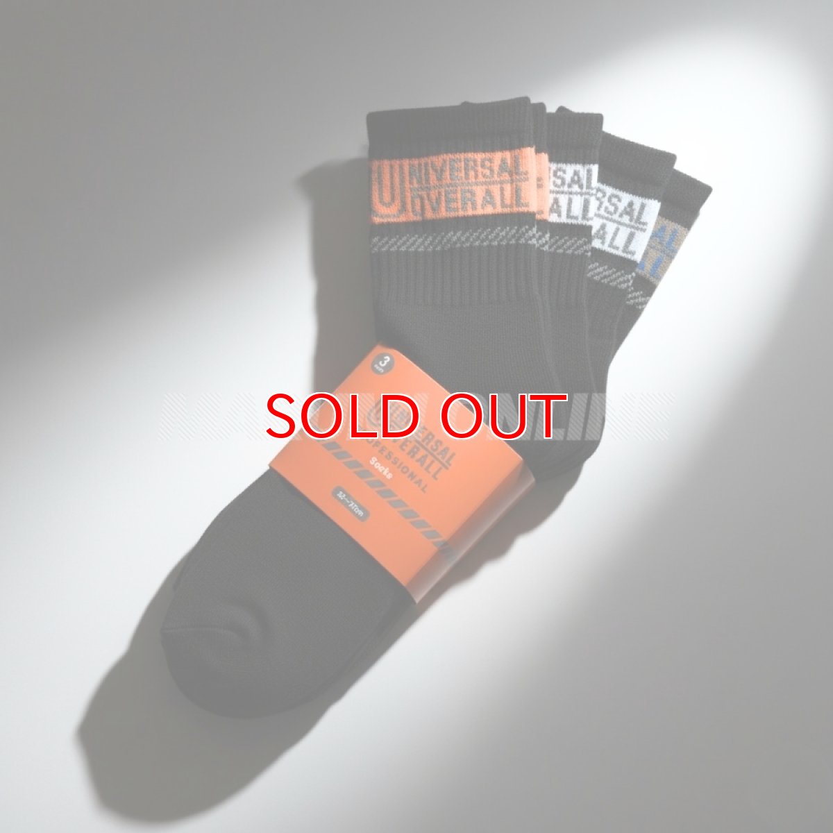 画像3: ユニバーサルオーバーオール 靴下 クォーター ソックス 先丸 メンズ 3足セット コットン 綿 ポリエステル UN-202 (3)