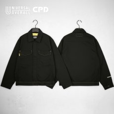 画像1: ユニバーサルオーバーオール x コンバース ワークブルゾン 作業着 作業服 おしゃれ かっこいい 上着 ジャケット UN2411401CS (1)