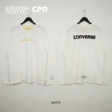 画像5: ユニバーサルオーバーオール x コンバース ロングスリーブ Tシャツ 作業着 作業服 おしゃれ かっこいい UN2413201CS (5)