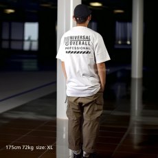 画像6: ユニバーサルオーバーオール プロフェッショナル メンズ 半袖 Tシャツ UNIVERSAL OVERALL コットン プリント UO2513001 (6)
