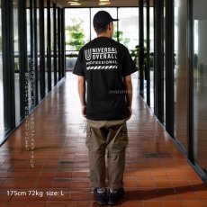 画像4: ユニバーサルオーバーオール プロフェッショナル メンズ 半袖 Tシャツ UNIVERSAL OVERALL コットン プリント UO2513001 (4)